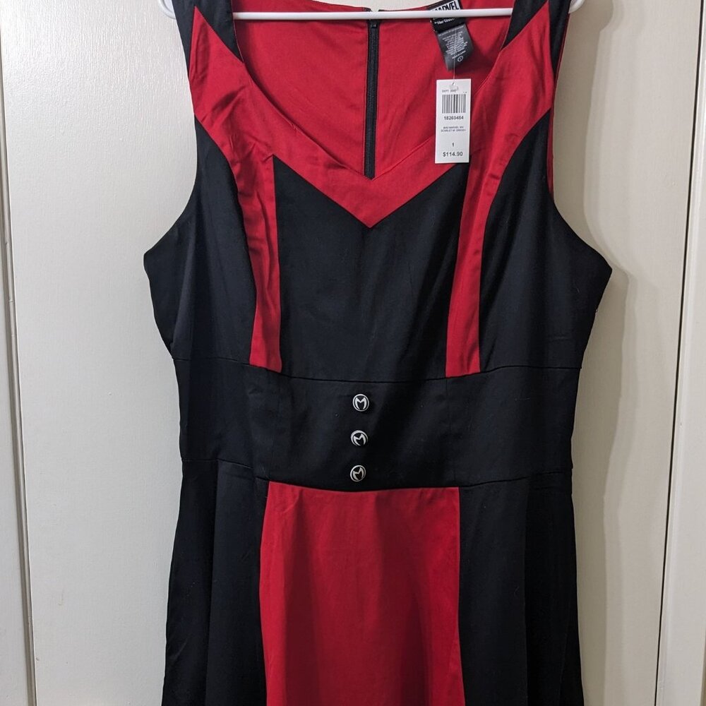 Marvel Universe Scarlet Witch Fit and Flare Dress